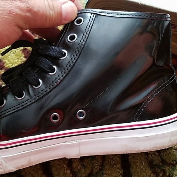 Patent leather PF flyer Hi tops - Picture 6 of 8